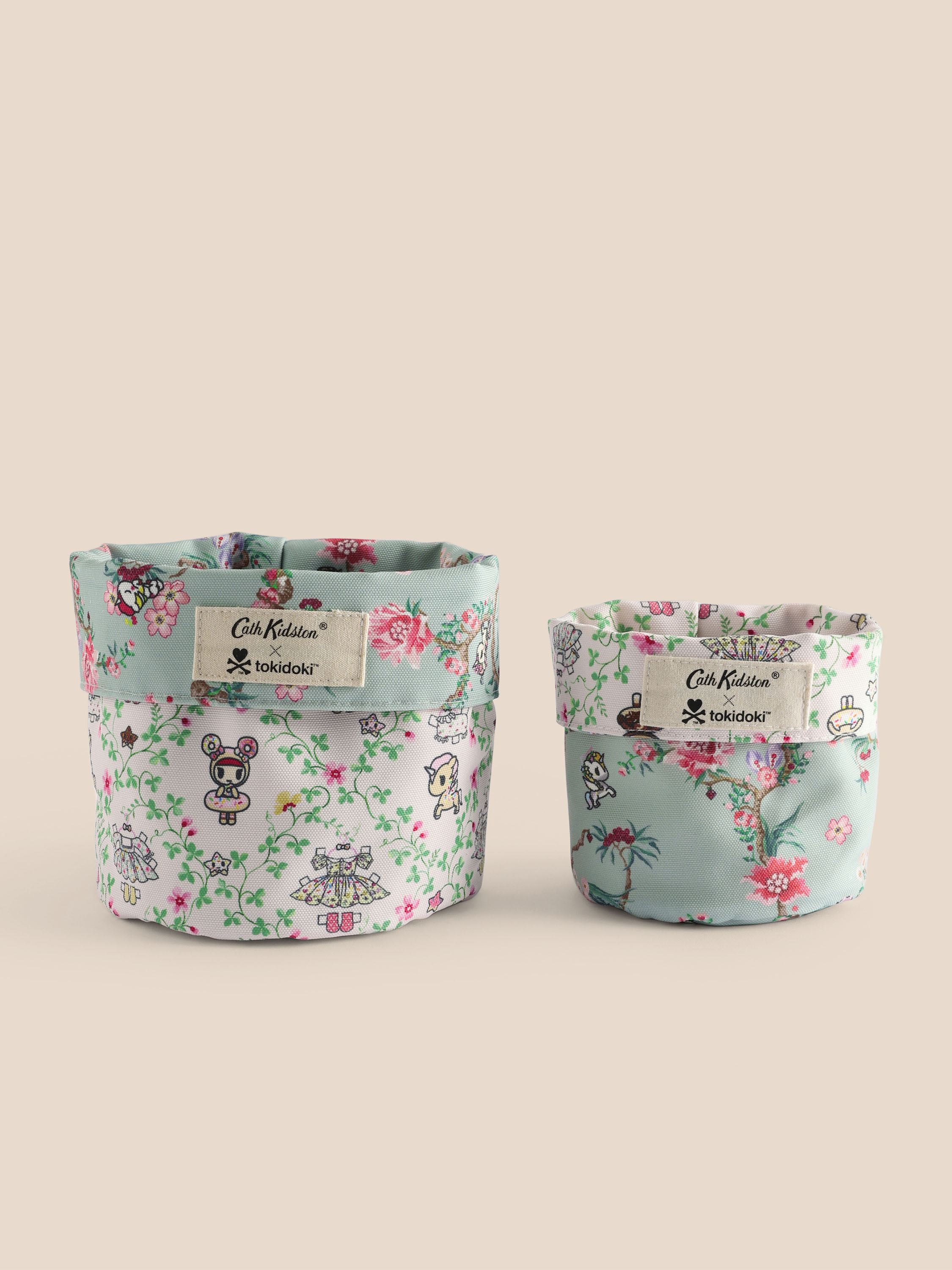 Tokidoki Unicorn Blossom 居家收納籃二入組