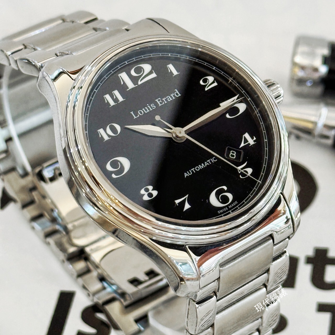 【Louis Erard諾時】復古阿拉伯數字機械錶WU69250AA07 40mm 現代鐘錶