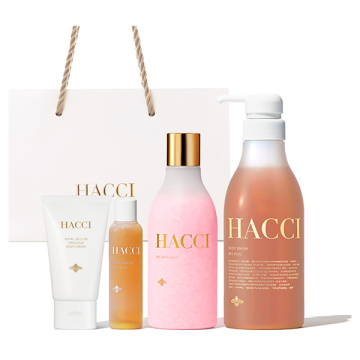 [限定] HACCI BEE HUG Body Wash & Floral Honey Bath Salt Set 蜂蜜沐浴露&沐浴鹽組合