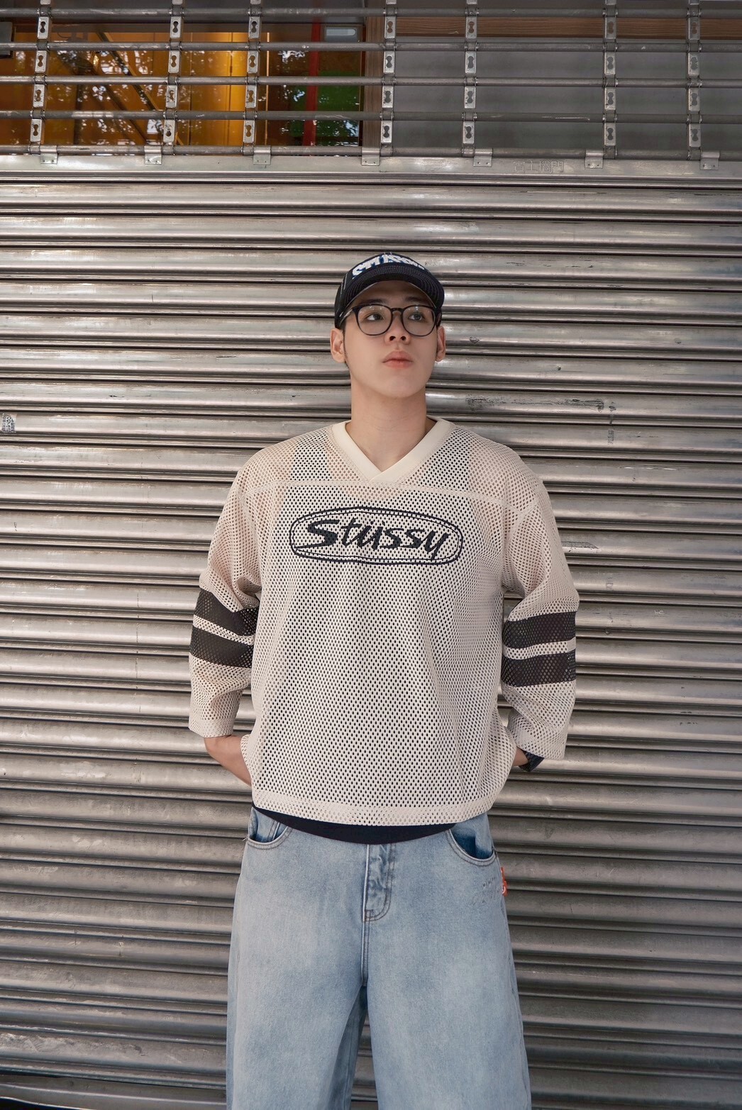 ✅(STUSSY特賣) STUSSY TRUCKER TEAM JERSEY 短袖 足球衫 球衣 黑色/白色