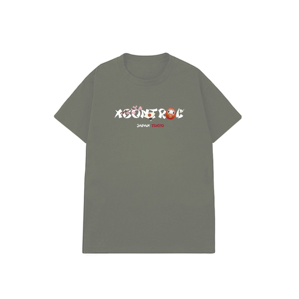 XCTRL 日式元素大集合短T-軍綠