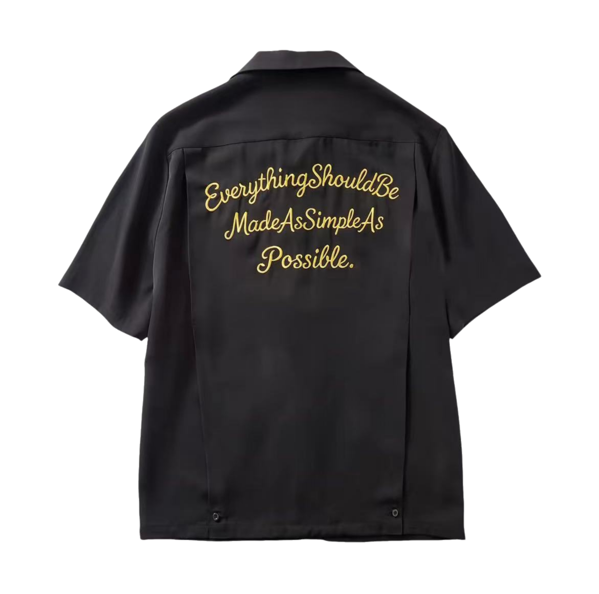 A MINIMAL CLUB SHIRT BLACK AM65SH01BK