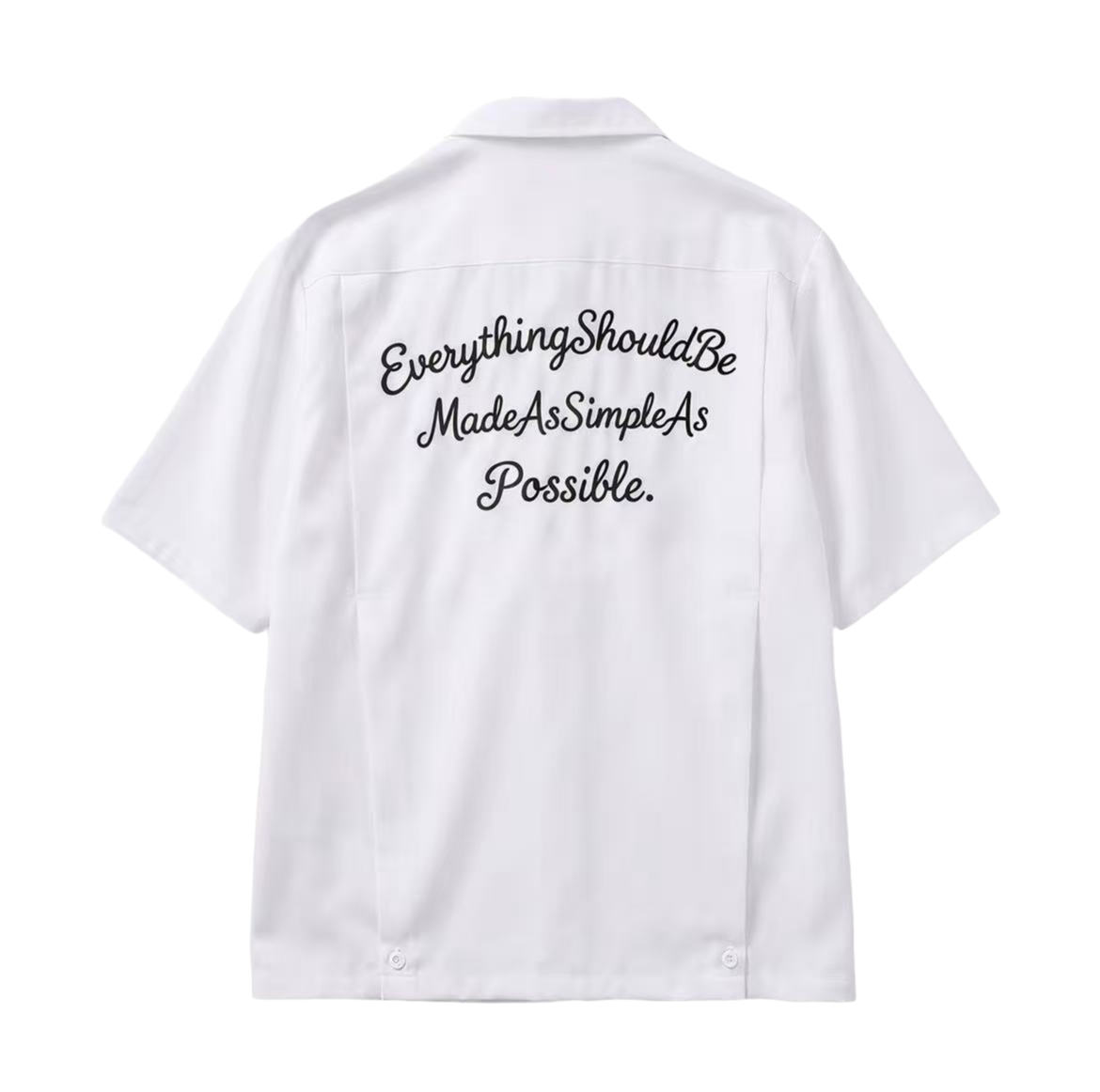 A MINIMAL CLUB SHIRT WHITE AM65SH01WT