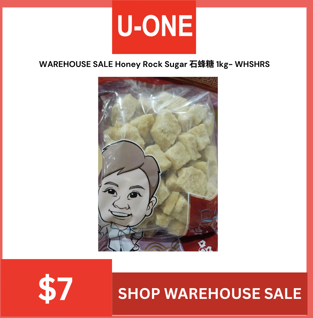 WAREHOUSE SALE Honey Rock Sugar 石蜂糖 1kg- WHSHRS