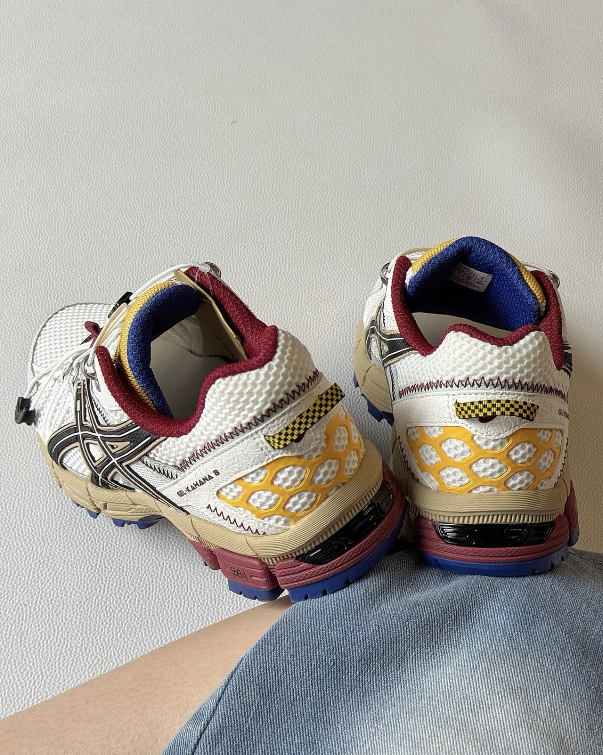 ASICS GEL-KAHANA 8 FL 復古 紅黃藍 撞色 抽繩 機能 越野鞋 運動鞋 男女鞋