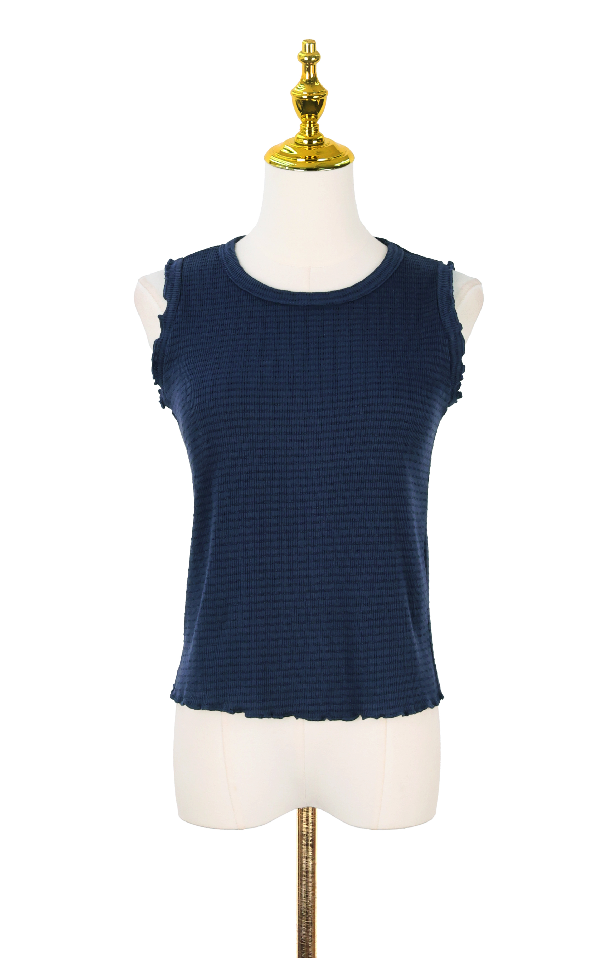 Lettuce Edge Ribbed Tank Top VT0120