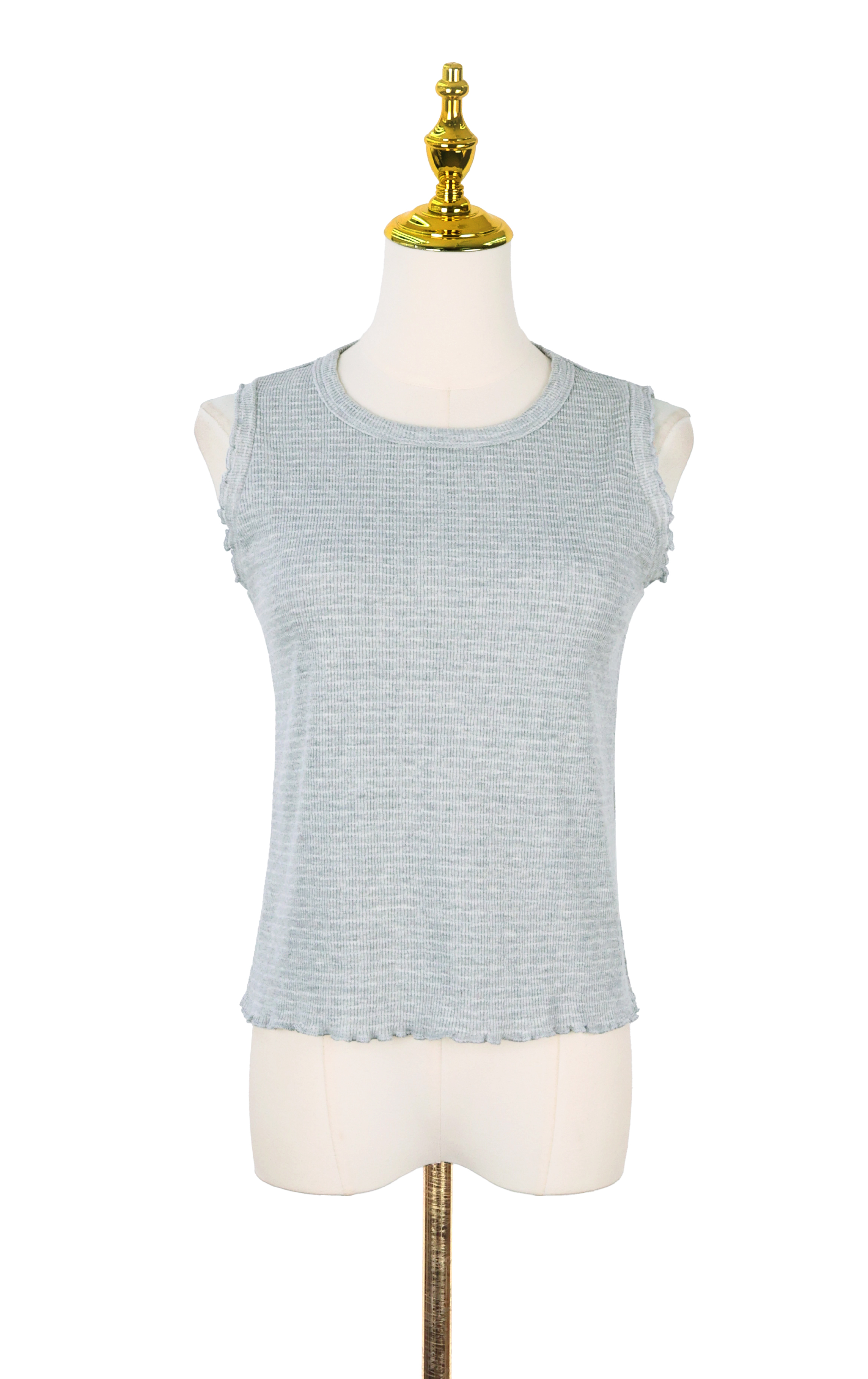 Lettuce Edge Ribbed Tank Top VT0120