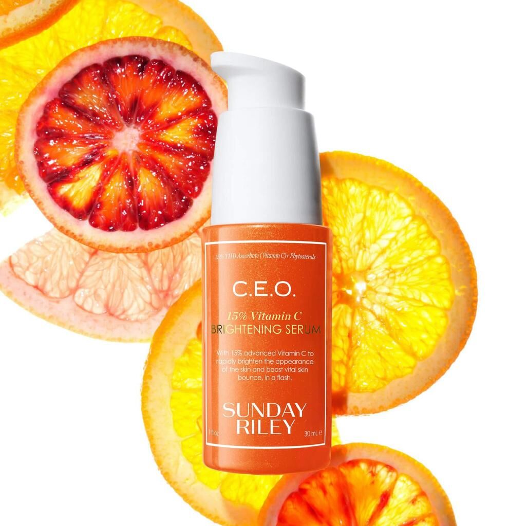 SUNDAY RILEY C.E.O. 15% Vitamin C Brightening Serum 30ml 【正品  】高濃度維C美白亮白精華 均衡膚色去斑去黃淡印