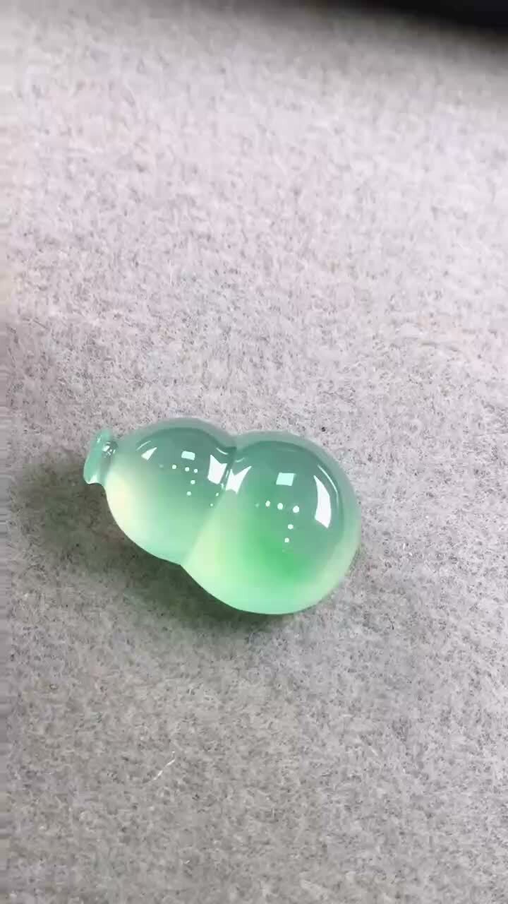 翡翠葫蘆蛋面,天然翡翠A玉, 緬甸玉, Jade, Jadeite