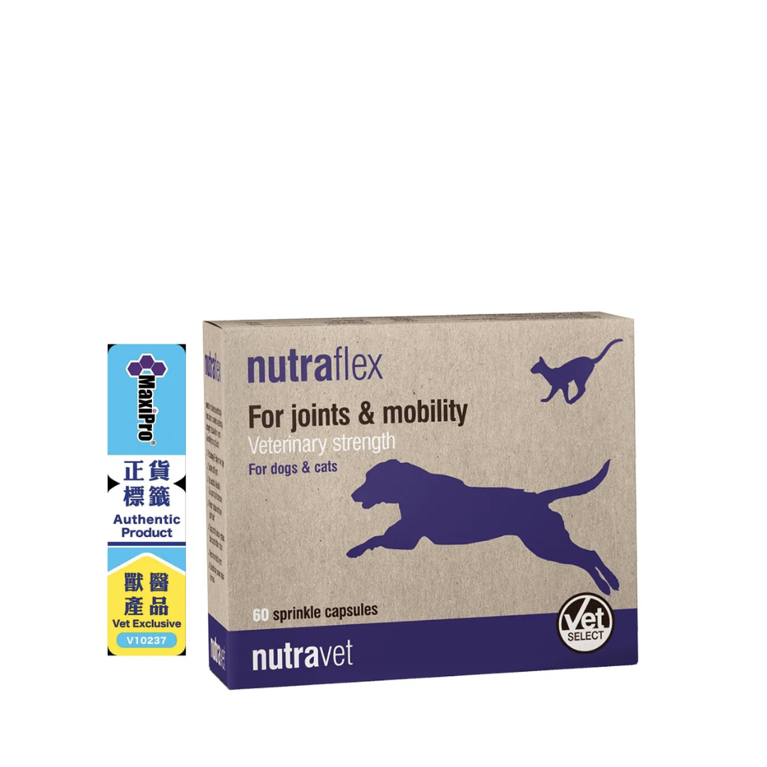 Nutravet - Nutraflex 貓狗用關節護理膠囊 每盒60粒裝