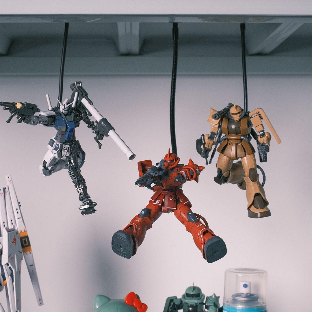 磁性展示支架 適用於1/12比例可動人偶 或 1/144比例高達模型 (Set of 3) (現貨)
