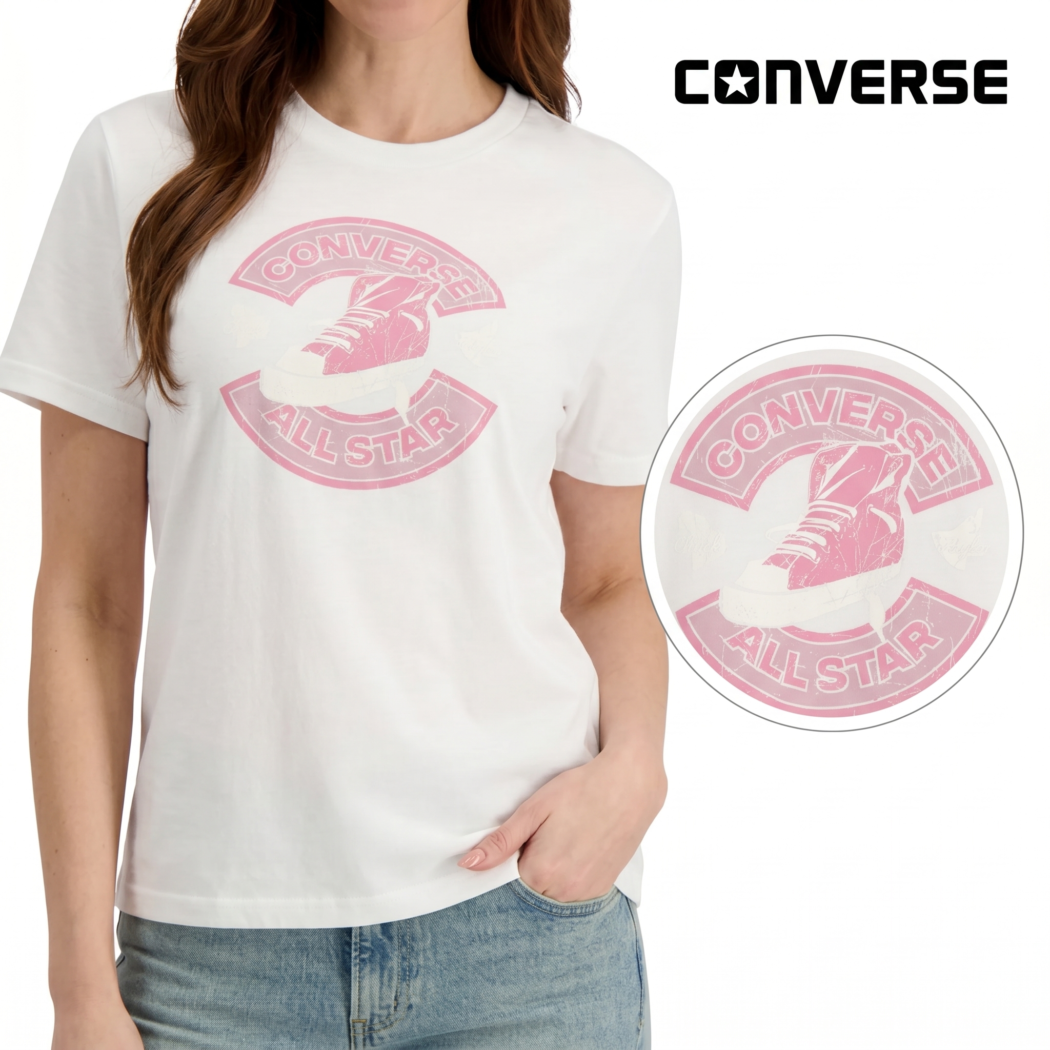 【預購】Converse H052103 女裝logo上衣