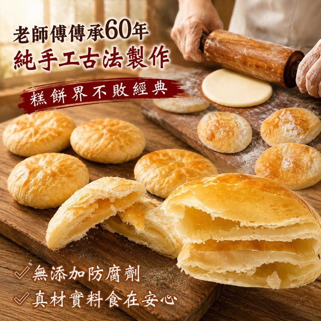 WSBB11660  太陽餅 /老婆餅（7入分享裝）（7月底 ）