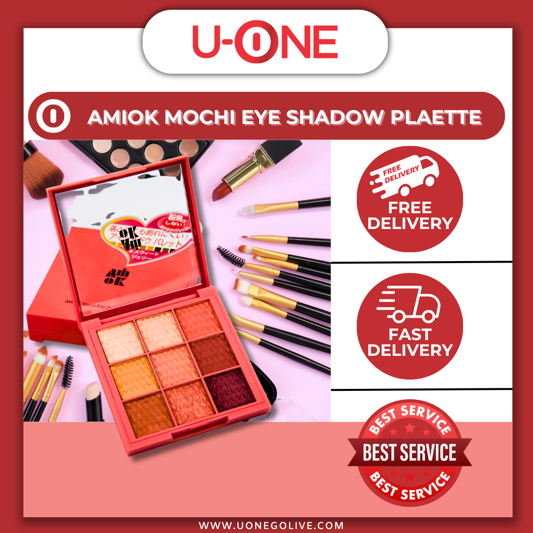 U-ONE | Korea | Amiok | Mochi Eye Shadow Palette | Sweet Jelly | 1.1g