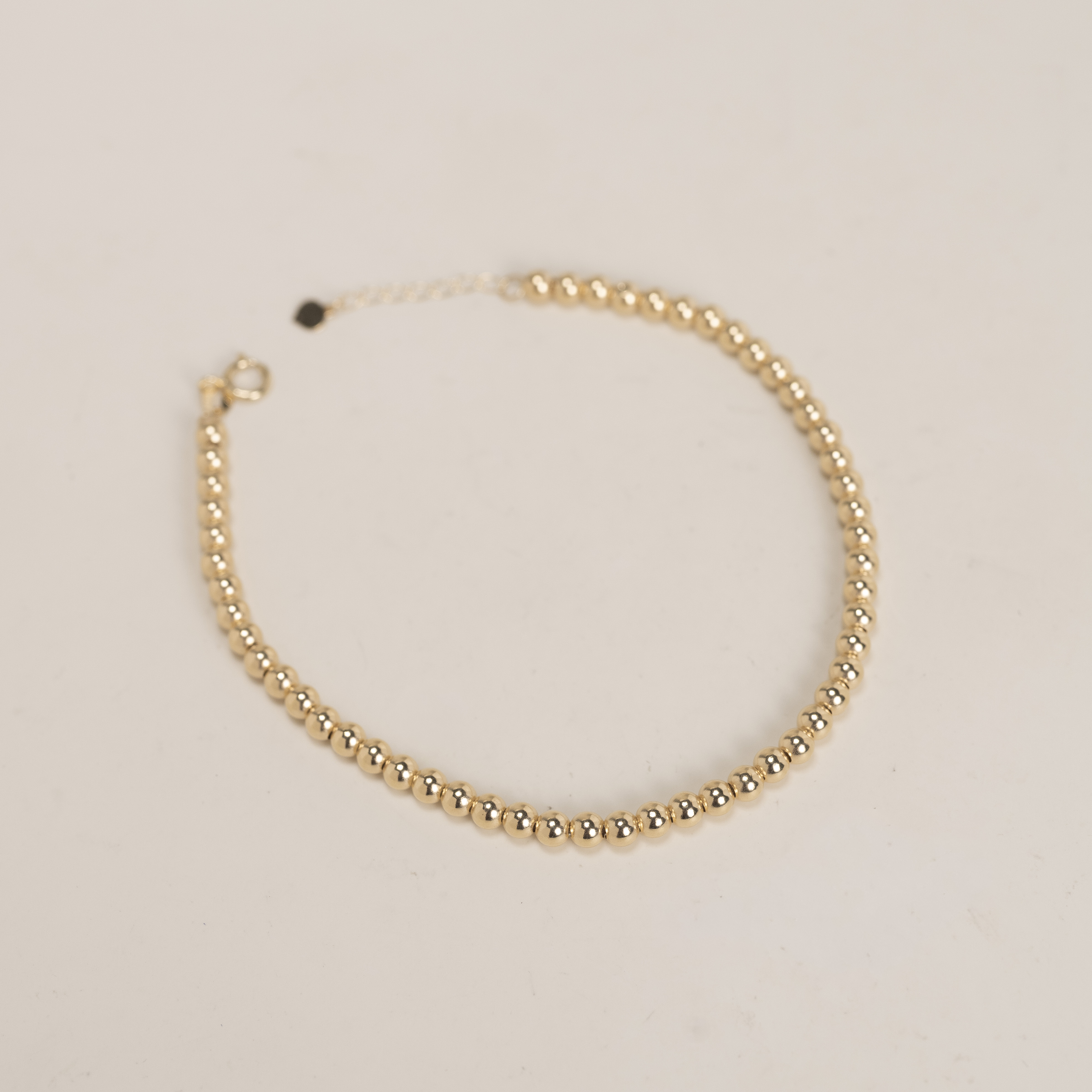 18K Italy Small Ball Ball Bracelet
