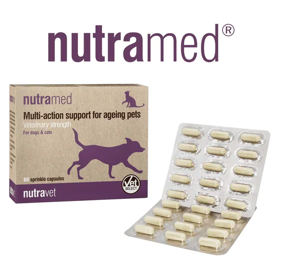 Nutravet - Nutramed 控制炎症護理膠囊 (貓狗適用) 每盒60粒裝