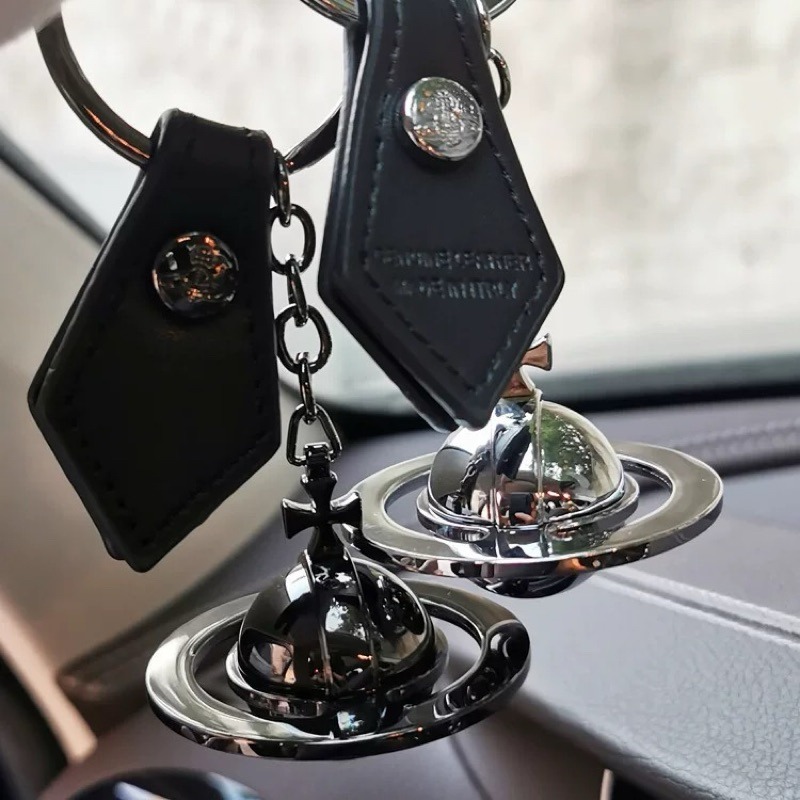 Vivienne Westwood Saffiano 3D Keychain