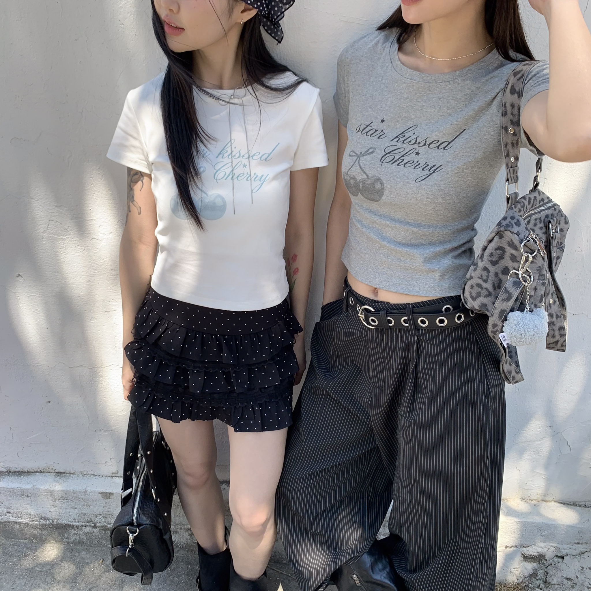 ISA_【ISA MADE】GLINT★修身短tee_64041