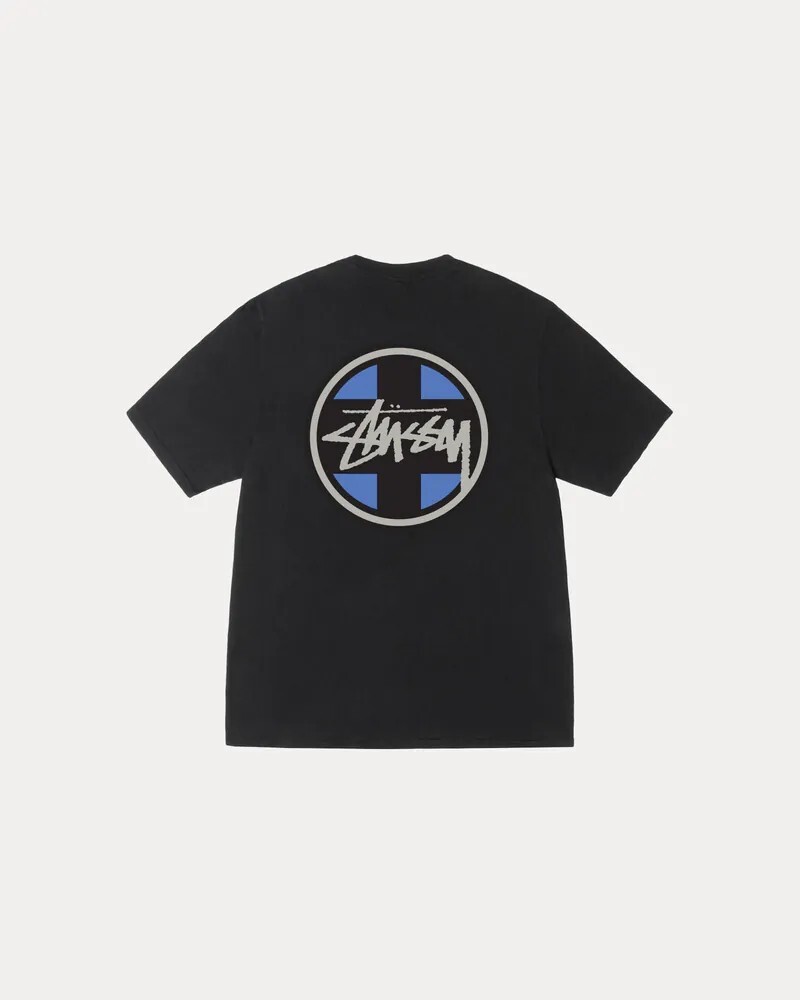 ✅(STUSSY特賣) STUSSY CROSS DOT TEE PIGMENT DYED 十字 交叉點  短T