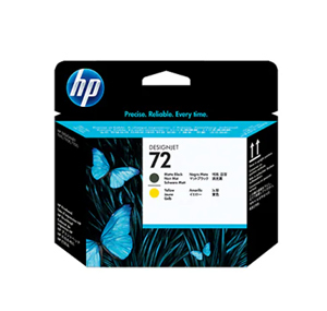 HP C9384A (72) MATTE BLACK黑色/YELLOW 黃色 打印頭 FOR DSJ T610/T1100 101072219