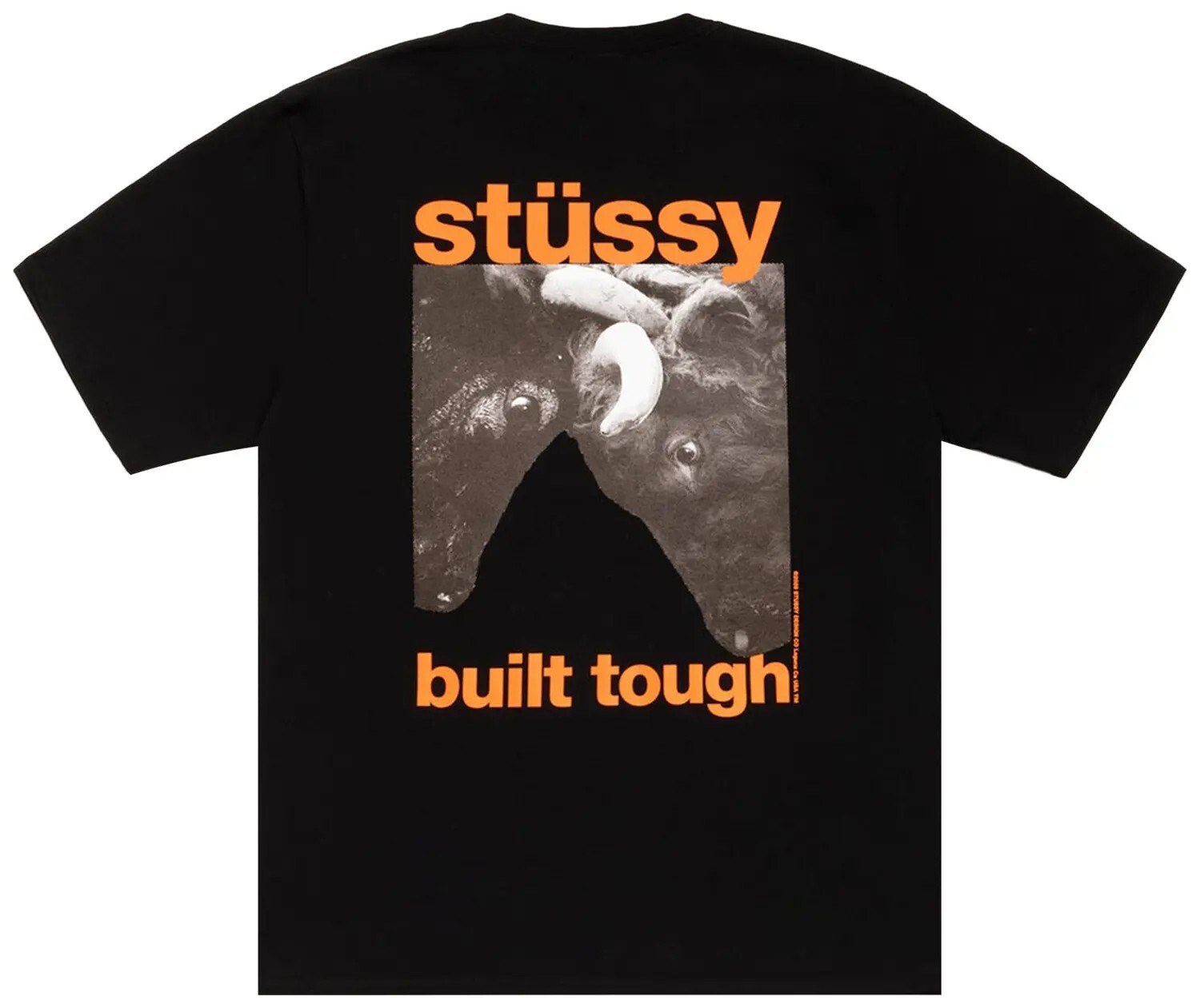 ✅(STUSSY特賣) STUSSY BUILT TOUGH TEE 黑/白
