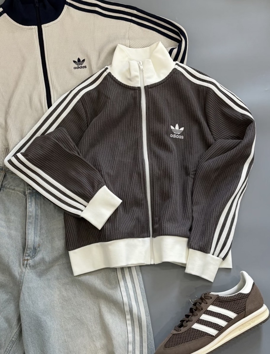 （預購）ADIDAS ORIGINALS TRACK TOP KNIT 女款 針織立領外套
