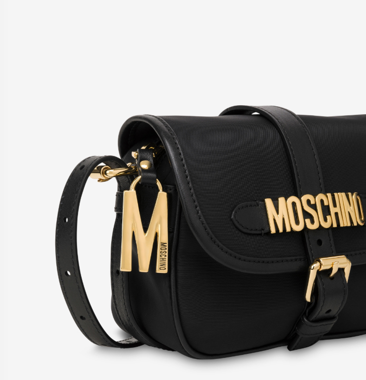 LYS01922 Moschino 金色Logo Shoulder Bag