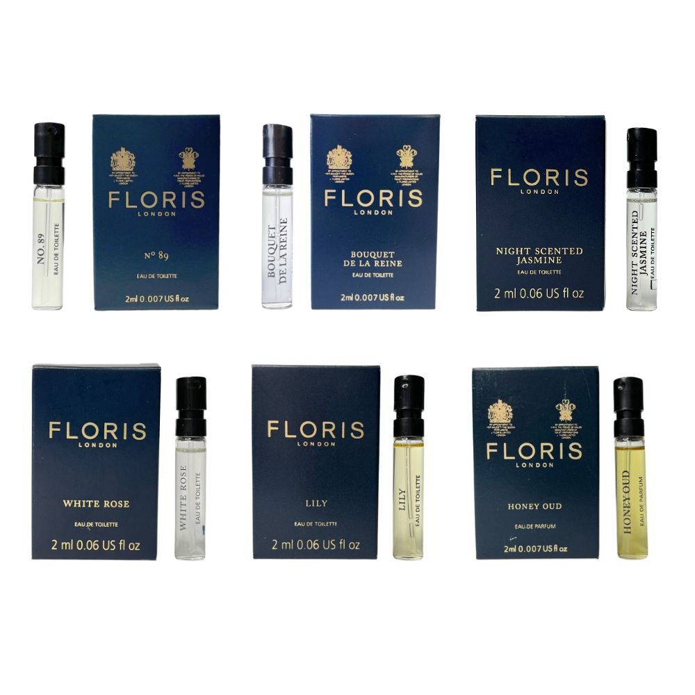 FLORIS  NO.89/女王的花束/夏日百合/金烏恬蜜/清冽玫瑰/夜魅茉莉 淡香水/淡香精 2ml 針管 (多款任選)