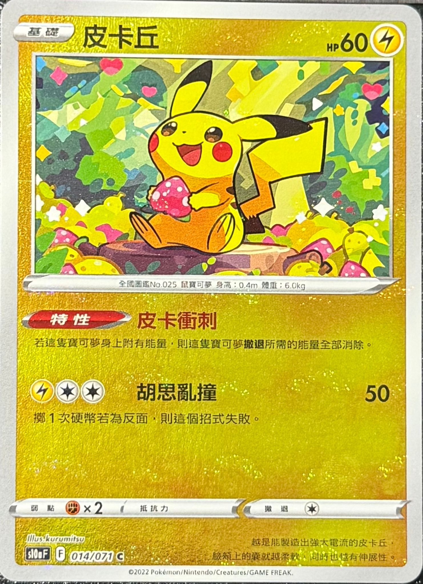 s10a 黑暗亡靈 014/071 皮卡丘 (精靈球閃)