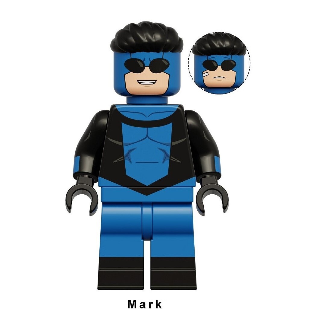 Invincible Mark DC SuperHeroes Custom Minifigures Fit Lego KDL857 K2363