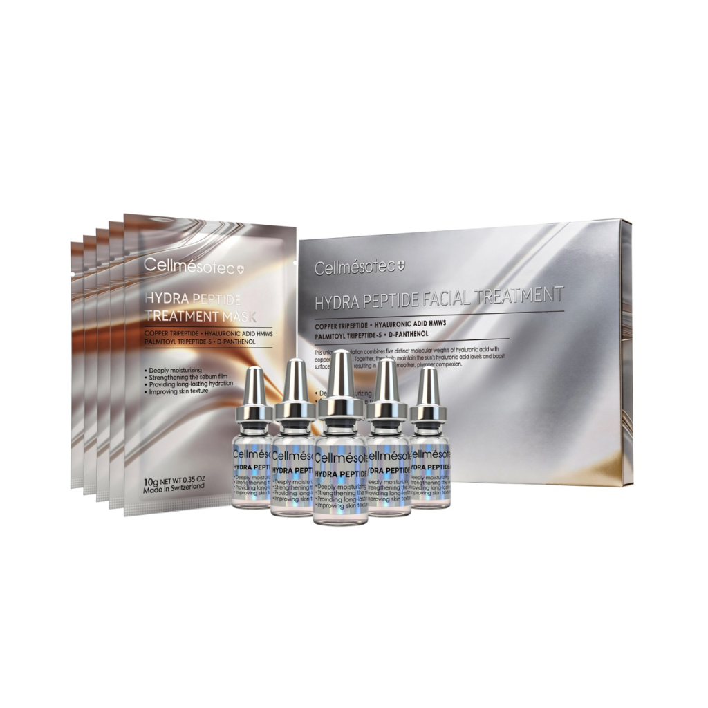 FAC-BBG0522-017 HYDRA PEPTIDE FACIAL TREATMENT (5次療程) (3ml X 5 Bottles&10g X 5 Masks) (A17)