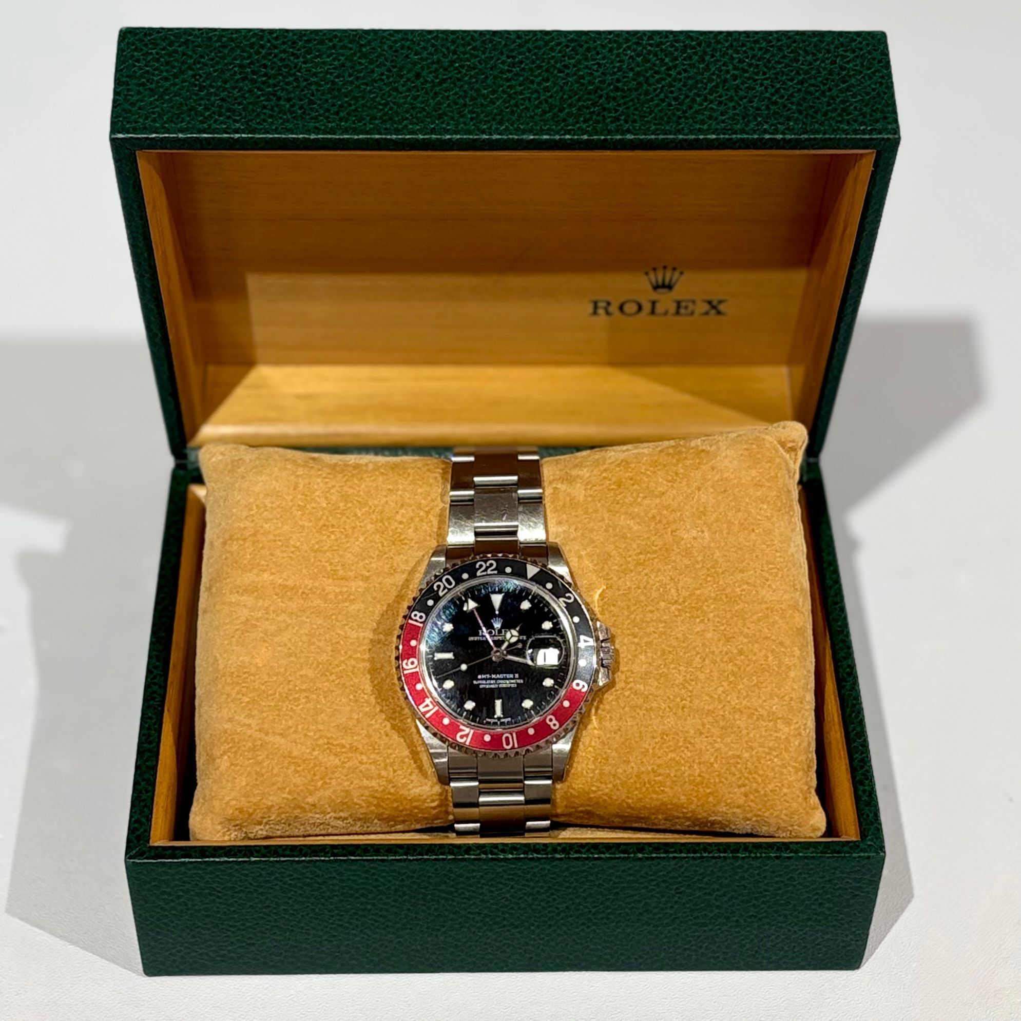 VINTAGE!中古 ROLEX 40MM #P937627 GMT MASTER 16710 黑紅可樂圈 #勞力士手錶 #香榭站正品