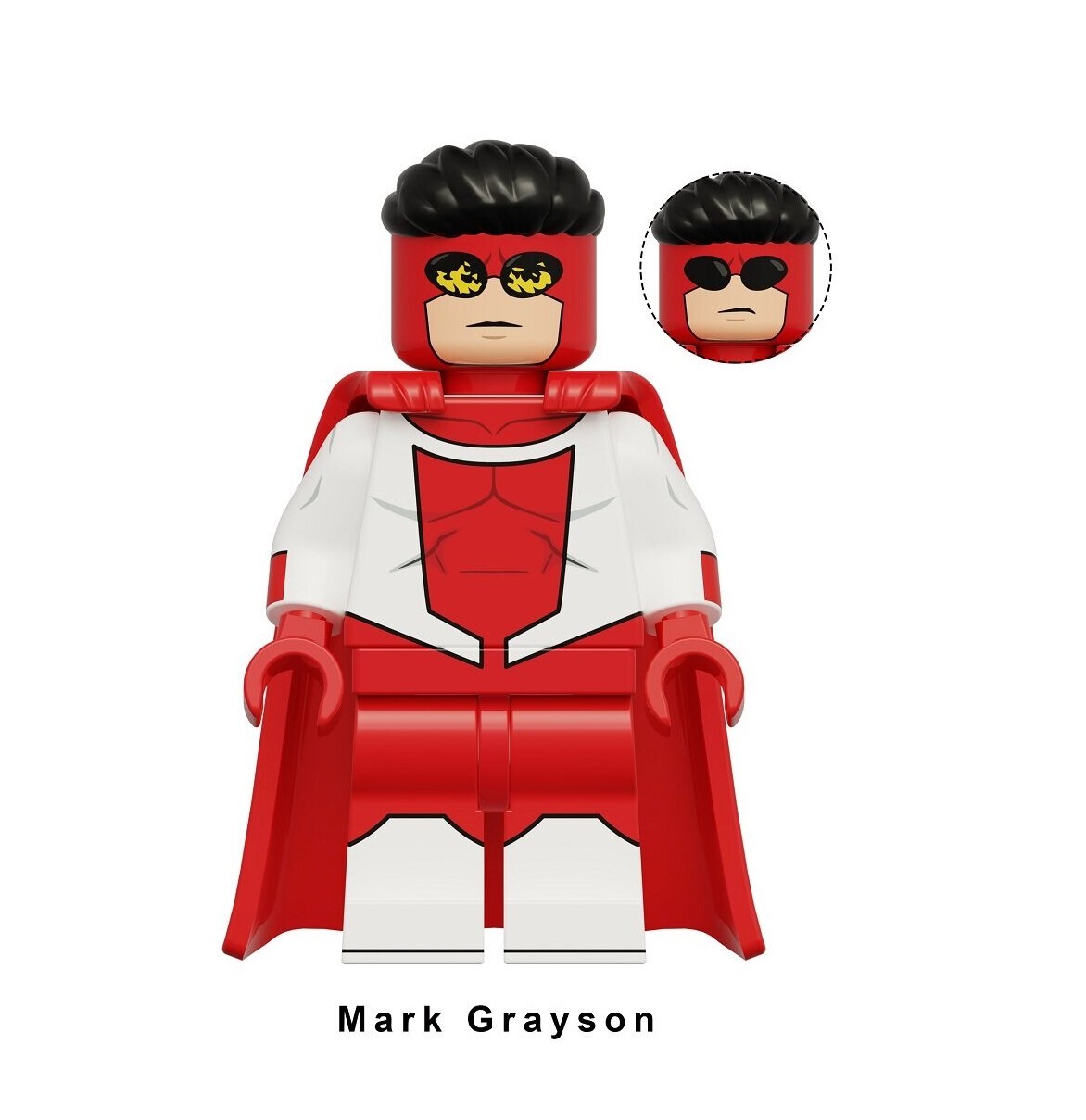 Invincible Mark Grayson DC SuperHeroes Custom Minifigures Fit Lego KDL857 K2365