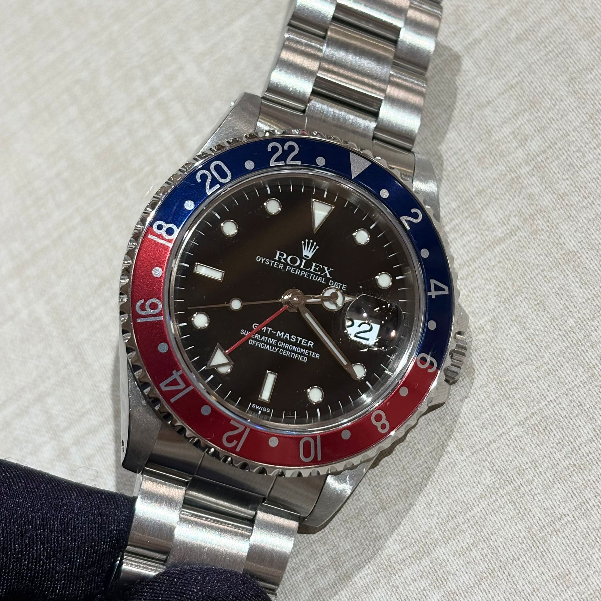 VINTAGE!中古ROLEX GMT #U907604 MASTER 40MM  16700 紅藍百事圈 #勞力士手錶 #香榭站正品