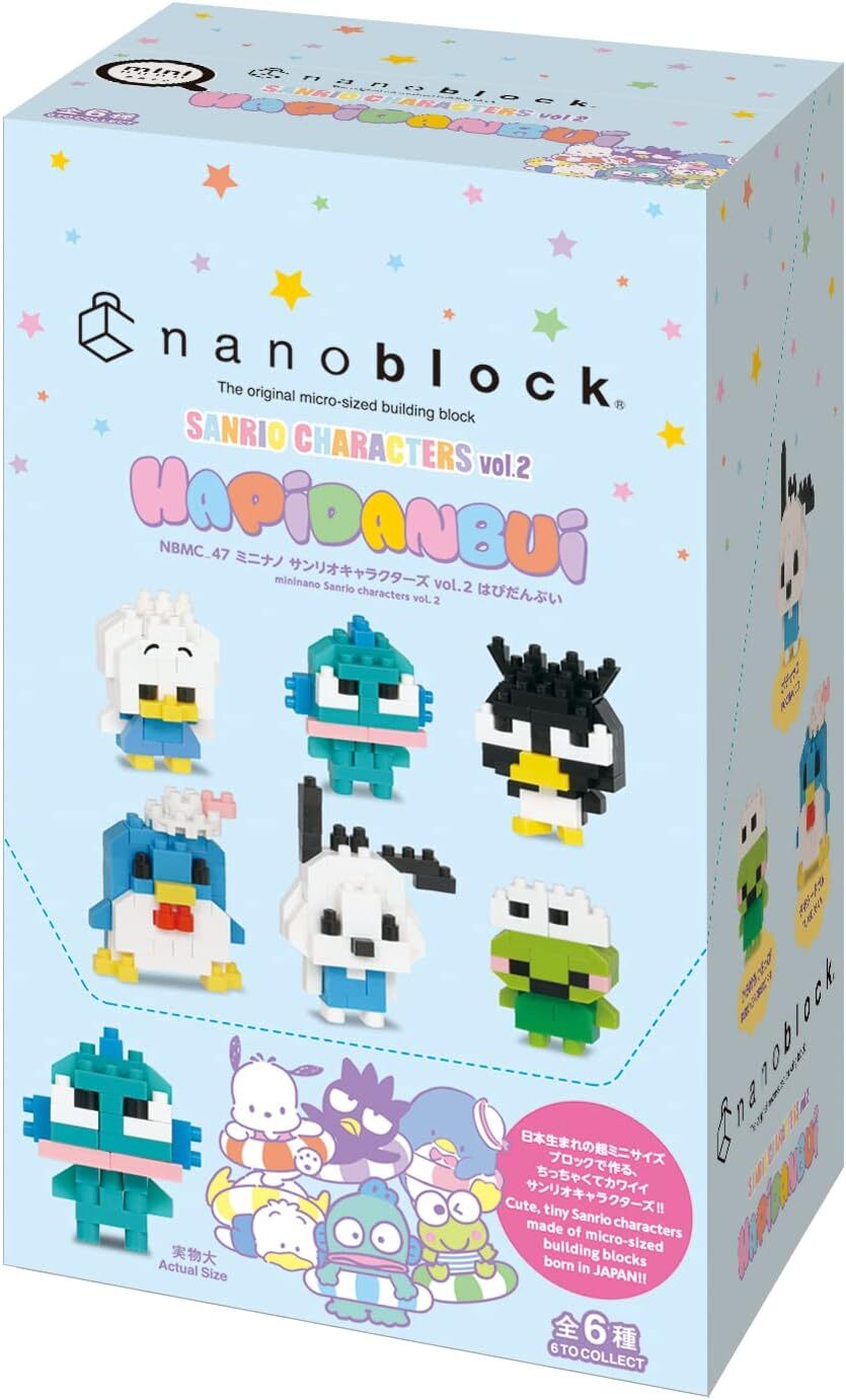 Nanoblock 迷你積木 NBMC_47s mininano 三麗鷗角色收藏系列vol.2(@6/盒)