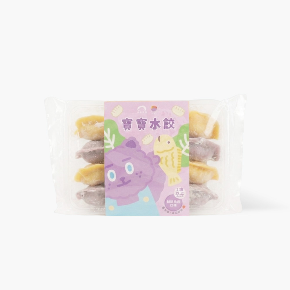 煎妮花聯名款｜寶寶水餃｜鮮蔬魚肉｜適合1歲以上｜單盒入(220g)｜冷凍