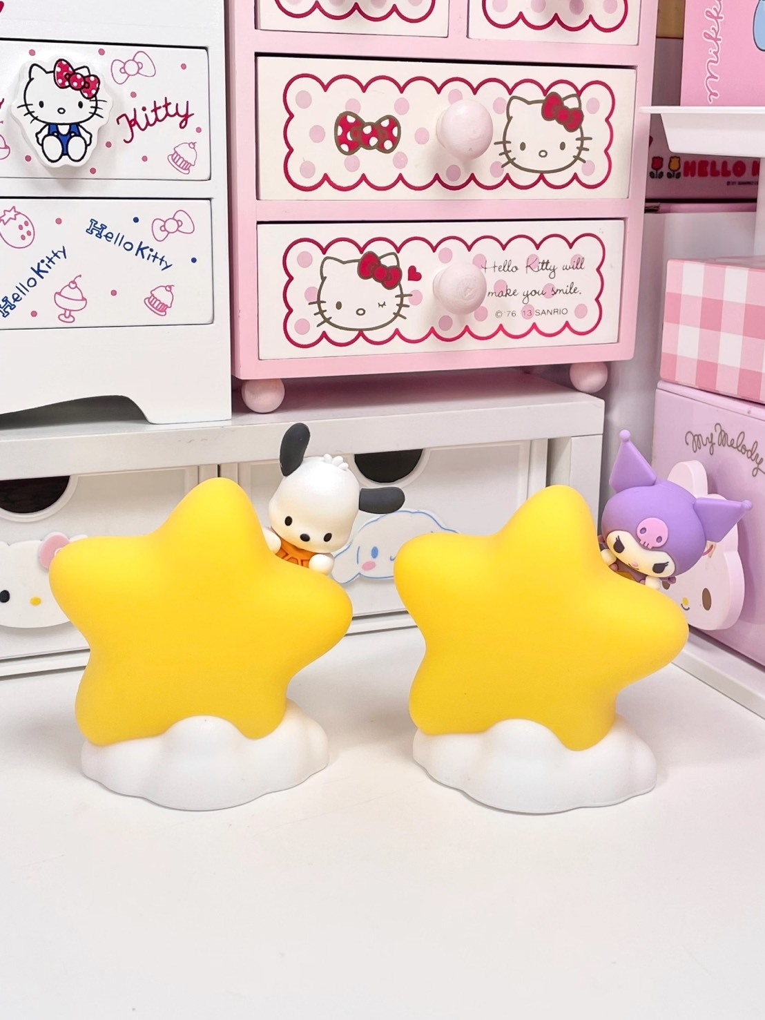 正版授權 三麗鷗 SANRIO 星星小夜燈 7款