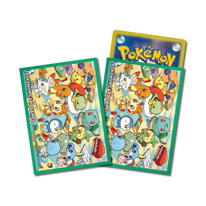[預訂] [預計六月中旬到貨] Pokemon Card Game 卡套 Playroom (綠色) プレイルーム【グリーン】