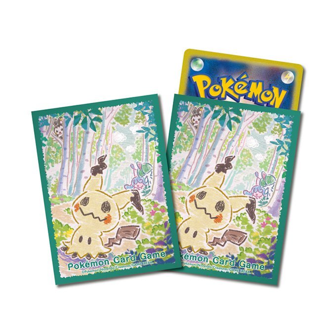 [預訂] [預計六月中旬到貨] Pokemon Card Game 卡套 蠟筆謎擬Q (綠色) クレヨンミミッキュ【グリーン】