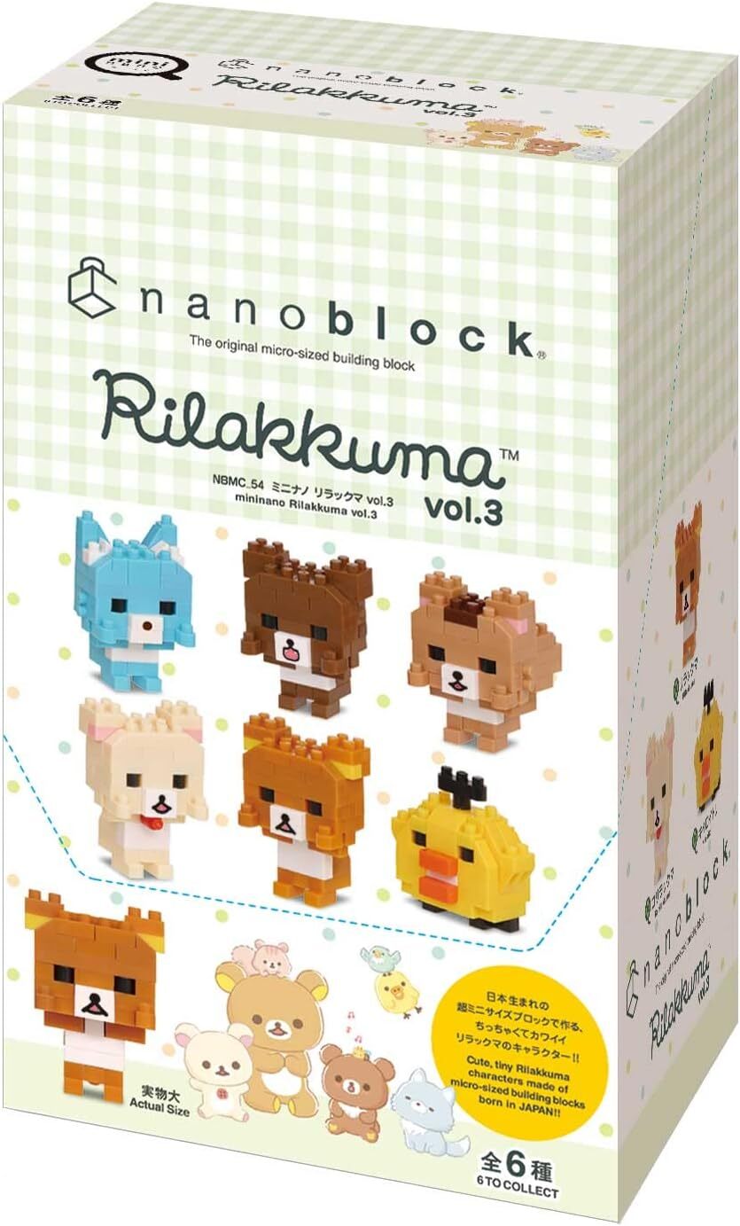 Nanoblock 迷你積木 NBMC_54s mininano 拉拉熊vol.3(@6/盒)