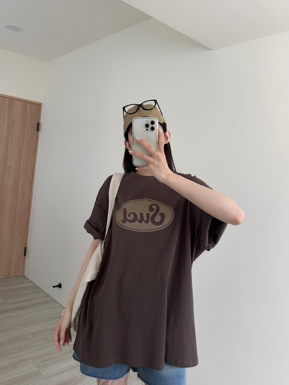 薄款涼感字母短袖寬鬆大Tee