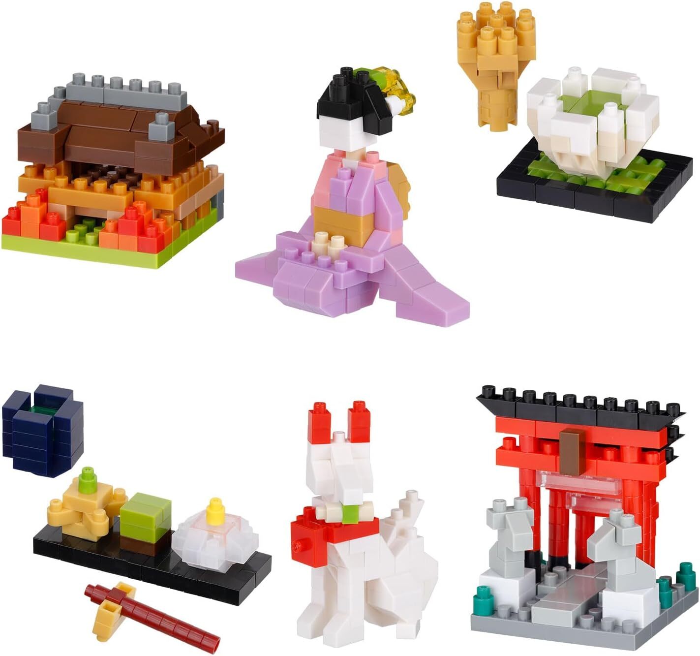 Nanoblock 迷你積木 NBMC_81s mininano 迷你京都(@6/盒)