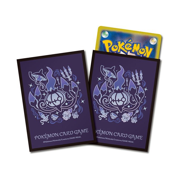 [預訂] [預計六月中旬到貨] Pokemon Card Game 卡套 Premium Gloss 進化的軌跡 水晶燈火靈 プレミアム・グロス 進化の軌跡 シャンデラ【ブラック】