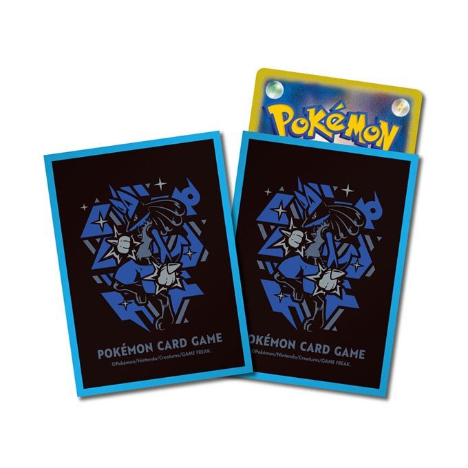 [預訂] [預計六月中旬到貨] Pokemon Card Game 卡套 Premium Gloss COOL×METAL 路卡利歐 (藍色) プレミアム・グロス COOL×METAL ルカリオ【ブルー】
