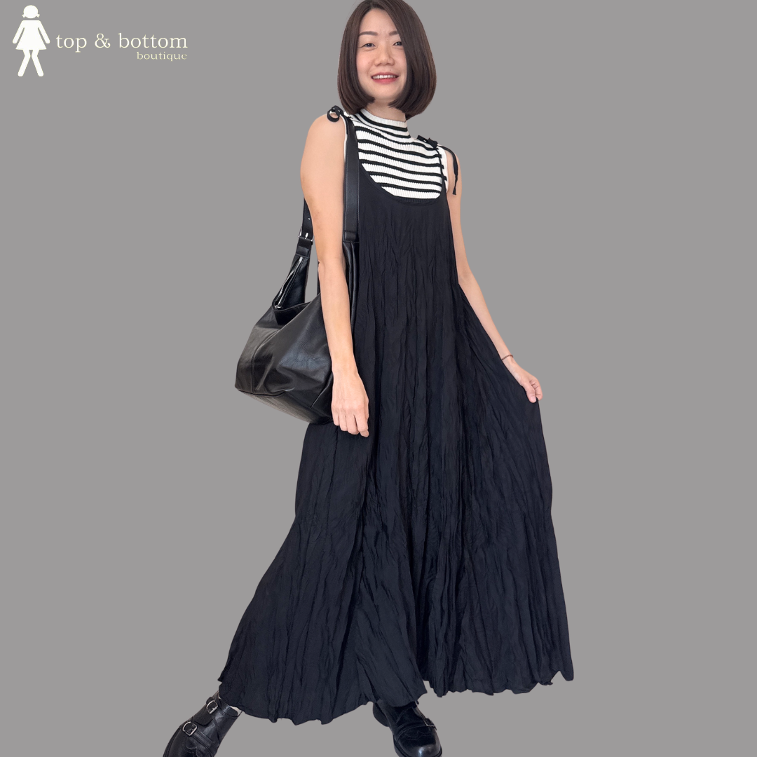 SLEEVELESS HIGH NECK KNIT BLOUSE