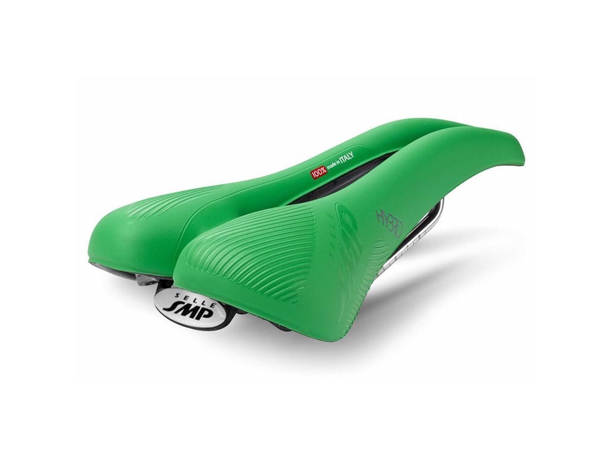 SELLE SMP HYBIRD 自行車座墊 - 義大利綠色