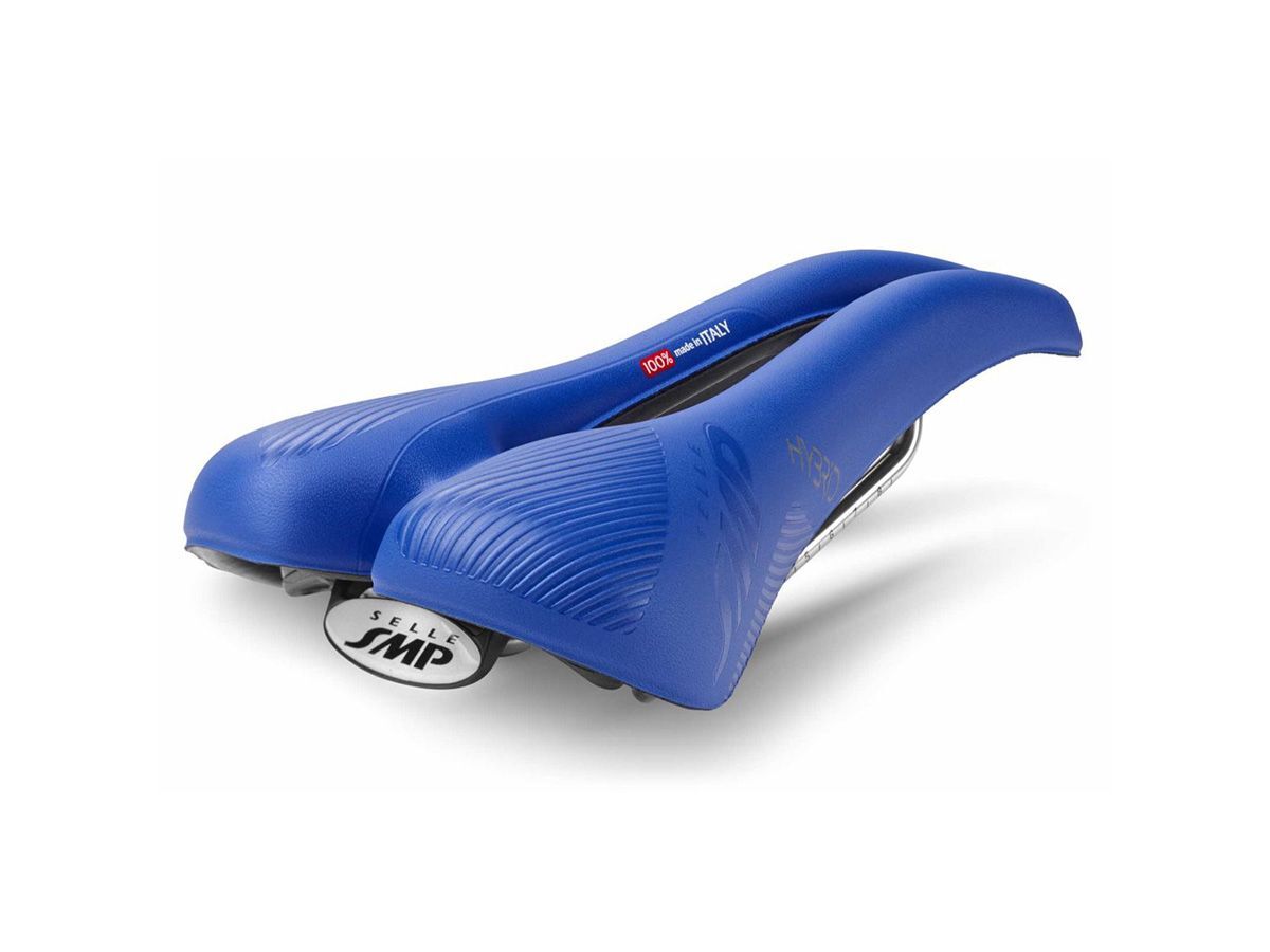 SELLE SMP HYBIRD 自行車座墊 - 藍色