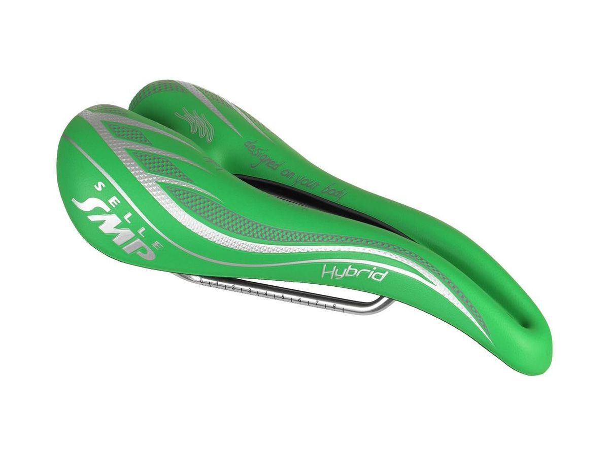 SELLE SMP HYBIRD 自行車座墊 - 義大利綠色