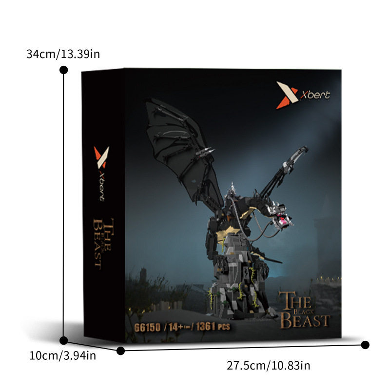 The Black Beast Lord of the Rings Building Set Fit Lego NO BOX NA66150