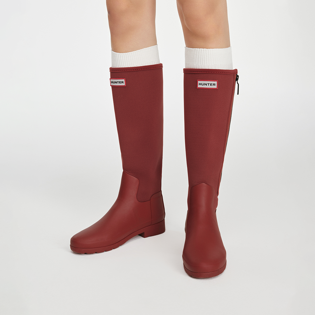 防水 女裝 Refined Tall Neoprene Zip Boot